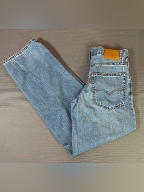 Levi’s Baggy Dad Jeans Women’s W24 Light Wash Relaxed Straight Leg Denim